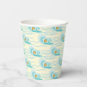 ソフト波パターン 紙コップ (裏面)