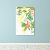 ソフト熱帯 キャンバスプリント (インサイチュ (ウッドフロア))