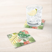 ソフト熱帯 スクエアペーパーコースター (インサイチュ)