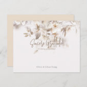 ソフト紅葉ありがとう サンキューカード (正面/裏面)