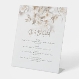 ソフト紅葉のSipとBe 結婚着席 台座サイン