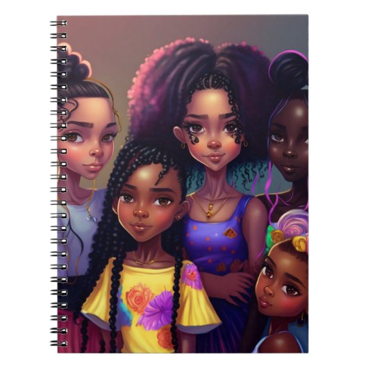 ソフト紙カバーらせん手帳 – 友だち ノートブック (正面)