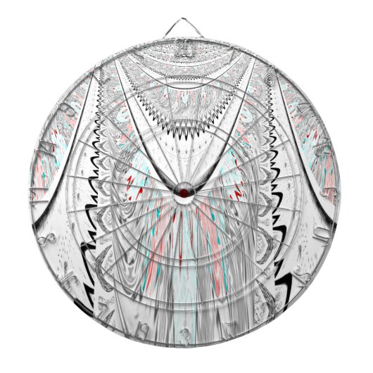 ソフト素晴らしシアン色ベクトルイラストレーション ダーツボード (正面)