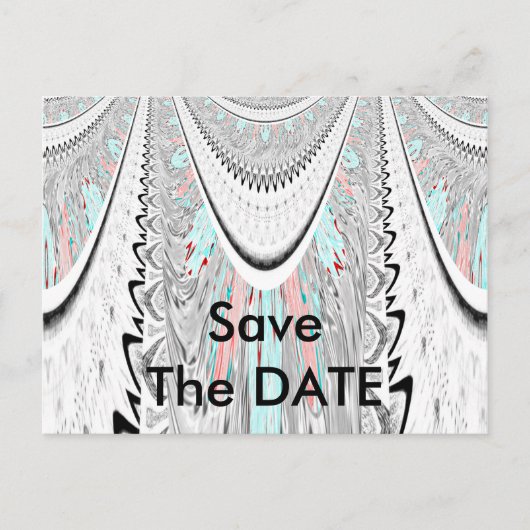 ソフト素晴らしシアン色ベクトルイラストレーション 案内ポストカード (正面)