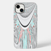 ソフト素晴らしシアン色ベクトルイラストレーション Case-Mate iPhoneケース (裏面)