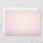 ソフト色のフェードグラデーション ノートカード (裏面)