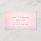 ソフト色のフェードグラデーション 名刺 (裏面)