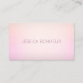 ソフト色のフェードグラデーション 名刺 (正面)