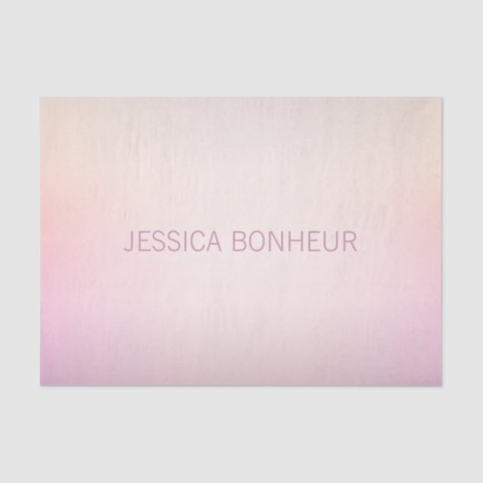 ソフト色のフェードグラデーション 薄葉紙 (正面)