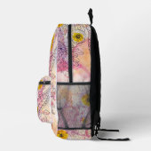 ソフト芸術的グラデーション水彩インクラインアート プリントバックパック (右)