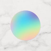 ソフト角柱式パステル勾配テーブル紙吹雪 コンフェッティ (スモール正面)