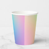 ソフト角柱状パステルグラデーション 紙コップ (右)