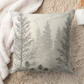 ソフト赤面ウィンターワンダーランドピロー クッション (ブランケット)