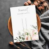 ソフト赤面グリーン牡丹フローラヘアクリップホルダー 名刺