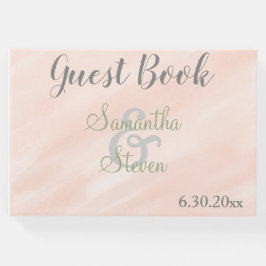 ソフト赤面セージ緑の水色 ゲストブック