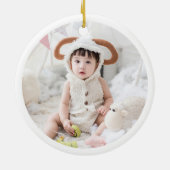 ソフト赤面バラピミニマルッカスタムク賛美ク セラミックオーナメント (裏面)