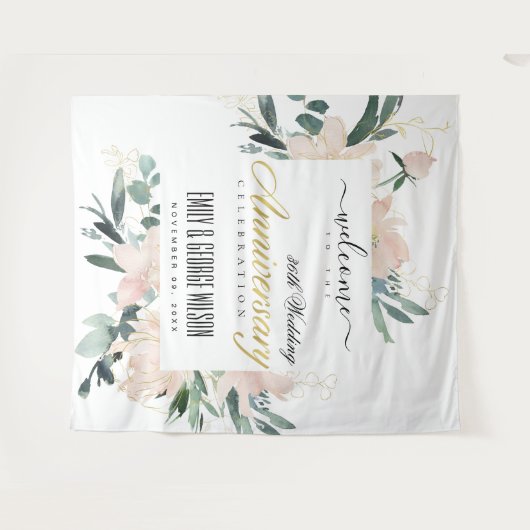 ソフト赤面フローラの年忌へようこそ タペストリー (正面(横))