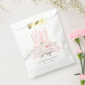 ソフト赤面フローラケーキキャンドル任意の年齢誕生日 フェイバーバッグ (封をした状態)