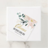 ソフト赤面フローラバンチ水彩結婚応援 フェイバータグ (インサイチュ)