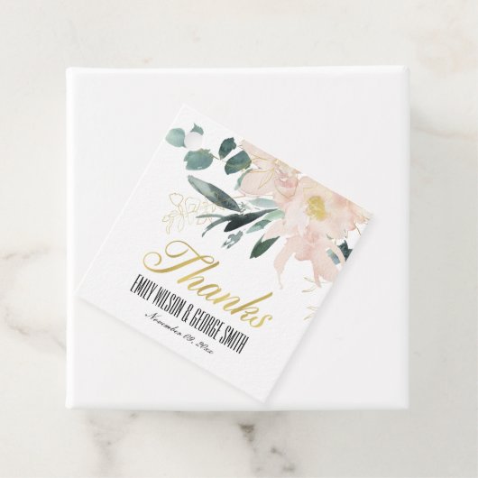 ソフト赤面フローラバンチ水結婚色感謝していの フェイバータグ (インサイチュ)