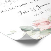 ソフト赤面フローラ愛は甘いトリートサインを取る ポスター (角)