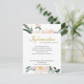 ソフト赤面フローラ水結婚色情報 エンクロージャーカード (スタンド正面)