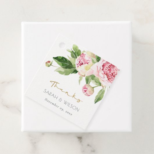 ソフト赤面フローラ牡丹結婚水色感謝してい類 フェイバータグ (インサイチュ)