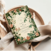 ソフト赤面フローラ結婚アールヌーボー セーブザデート