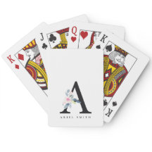 ソフト赤面ブルーフローラアルファベット名A