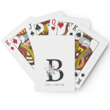 ソフト赤面ブルーフローラアルファベット名B