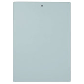 ソフト赤面ブルーフローラアルファベット名H クリップボード (裏面)