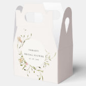 ソフト赤面メドウフローラリースブライダルシャワー フェイバーボックス (オープン)