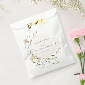 ソフト赤面メドーウォーター色フローラリース結婚ズ フェイバーバッグ (封をした状態)