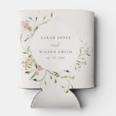 ソフト赤面メドーウォーター色フローラリース結婚ズ 缶クーラー (裏面)