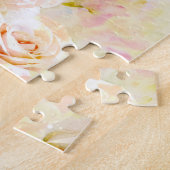 ソフト赤面水カラーバラフローラ ジグソーパズル (側面)