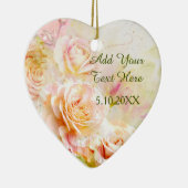 ソフト赤面水カラーバラフローラ セラミックオーナメント (右)