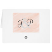 ソフト赤面結婚サンキューカード (裏面横)