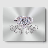 ソフト赤面結婚ダイヤモンドアニバーサリーゲストブック ゲストブック (裏面)