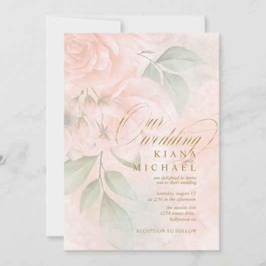 ソフト赤面結婚バラのID828 (正面)