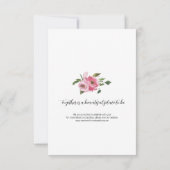 ソフト赤面結婚フローラ 出欠カード (裏面)