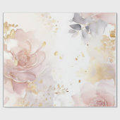 ソフト金ゴールドリーフエレガンス ラッピングペーパー (フラット)