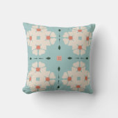 ソフト開花ジオメトリ投げクッション クッション (正面)