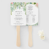 ソフト・グリーン結婚リーのファン計画 ハンドファン (正面&裏面)