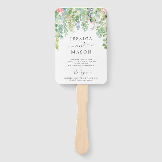 ソフト・グリーン結婚リーのファン計画 ハンドファン (正面)