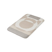 ソフト ジオメトリック ブロック - シンプルでスマート バスマット (アングル)