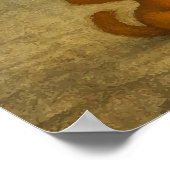 ソフト&スモール友情のポスター – 女の子と猫 ポスター (角)