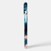 ソフト・ブルースとピンクスで夢のような雲のパターン Case-Mate iPhoneケース (裏面 / 左)