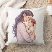 ソフト マザー & ベイビー ラブ ピロー – あたたかいホームデコ (ブランケット)