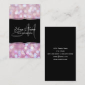 ソフト《写真》ぼけ味グリッター輝点 名刺 (正面/裏面)