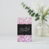 ソフト《写真》ぼけ味グリッター輝点 名刺 (スタンド正面)